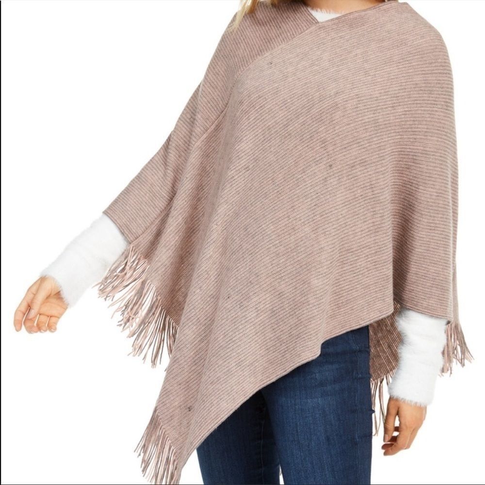 NEW CEJON Back to Basics Poncho Scarf Blush - OS